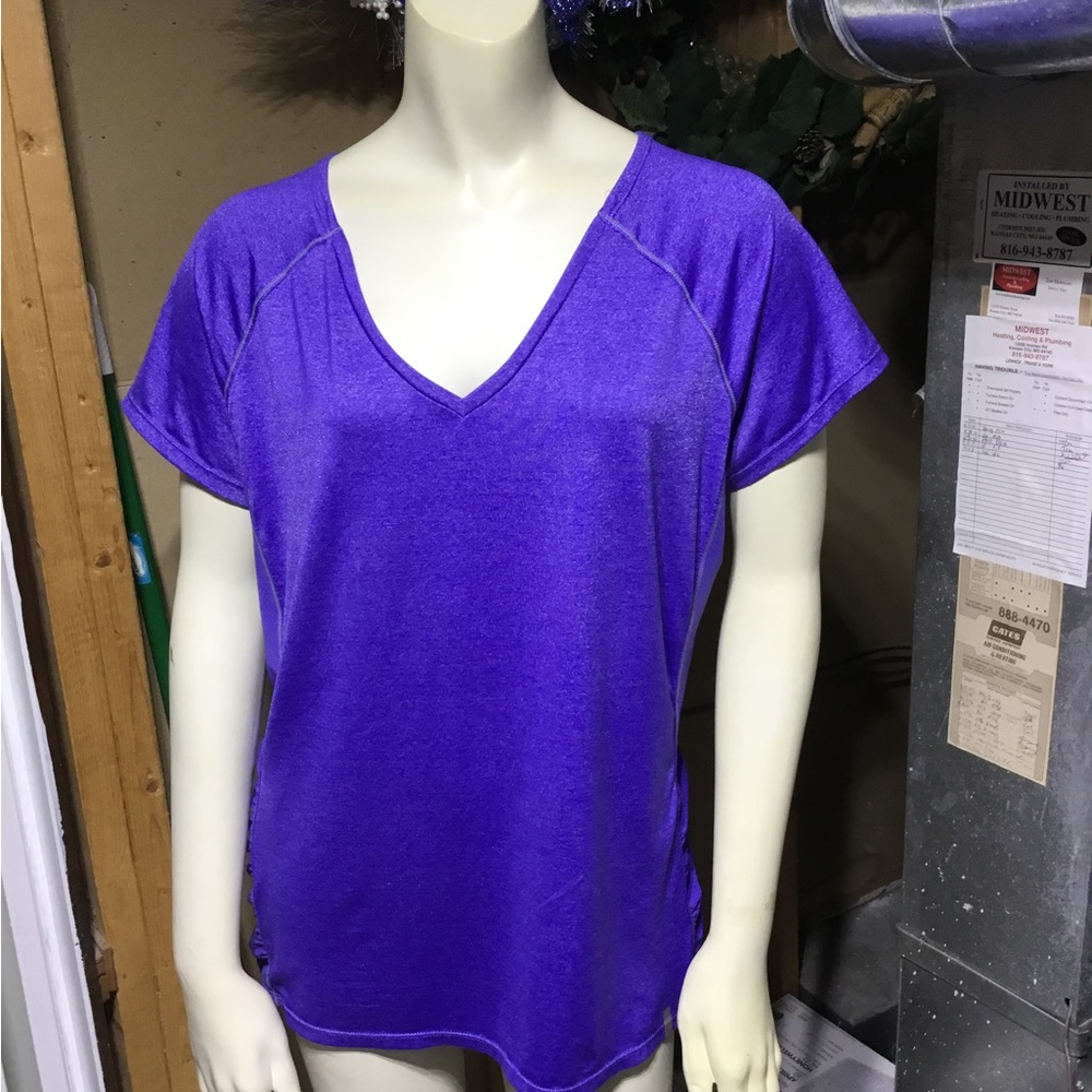 Tangerine Purple Tee Top